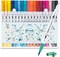 Ohuhu Markers for Adult Coloring Books: 36 Colors Coloring Markers Dual Tips Fine & Brush Pens Water-Based Art Markers for Kids Adults Drawing Sketching Bullet Journal Non-bleeding - Maui - White